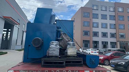 廣東肇慶客戶定制Q6912鋼板拋丸機發(fā)貨