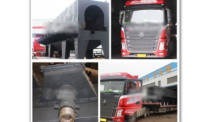 發(fā)往四川眉山Q698型大型輥道通過式拋丸清理機(jī)裝車發(fā)貨現(xiàn)場